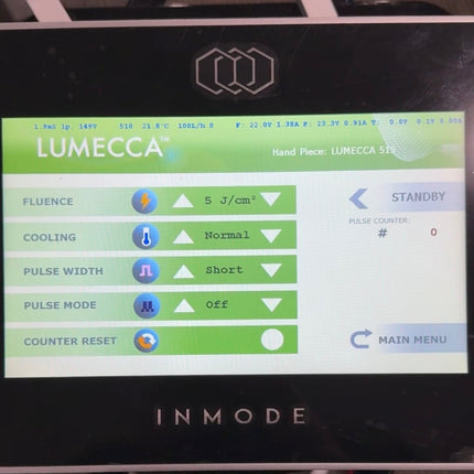 2023 Inmode Optimas w/ Morpheus8, Lumecca 515nm, Lumecca 580nm & Diolaze XL Handpieces for sale
