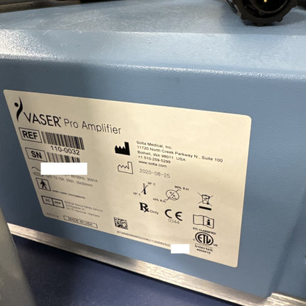 2020 Solta Vaser 2.0 For Sale