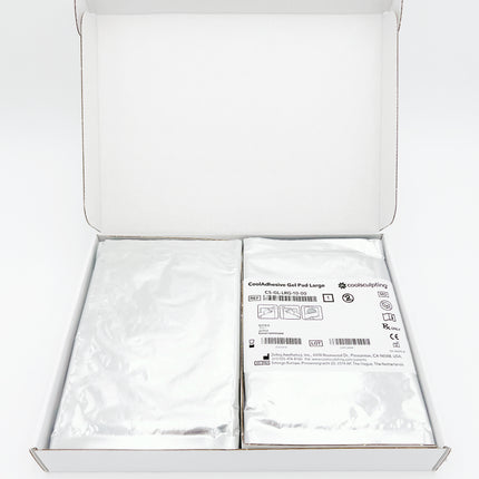 Box of 10 Coolsculpting Elite CoolAdhesive Gel Pad Large for Sale - Offer Aesthetic