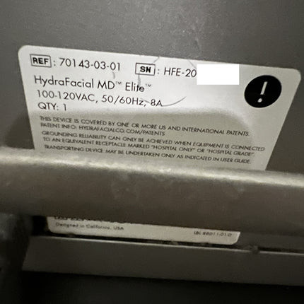 2020 Hydrafacial Elite for Sale