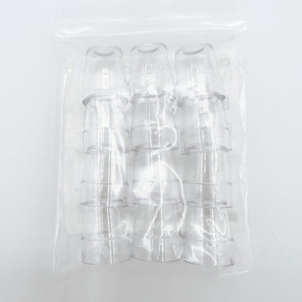 12 Pack of Clear 6mm Disposable Caps/Tips used for Diamondglow or Dermalinfusion for Sale - Offer Aesthetic