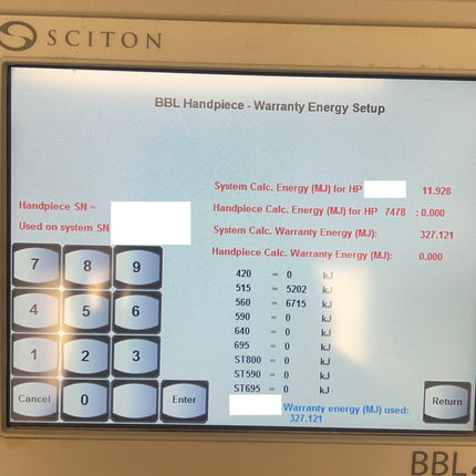 2020 Sciton BBLs IPL for Sale