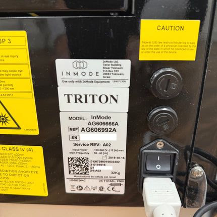 2019 Inmode Triton /w 6 handpieces for sale