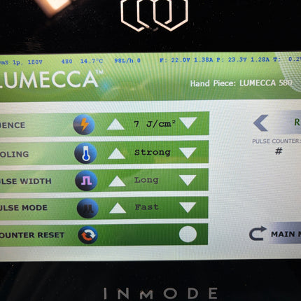 2020 Inmode Lumecca 580nm Handpiece *Very Low Counts* /w 90 Day Warranty For Sale