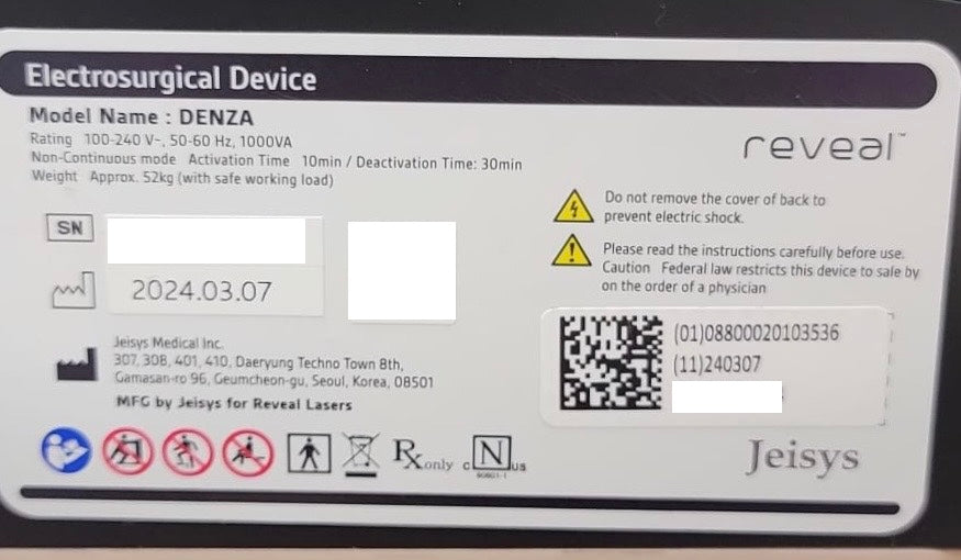 2024 Reveal Denza RF Device for Sale