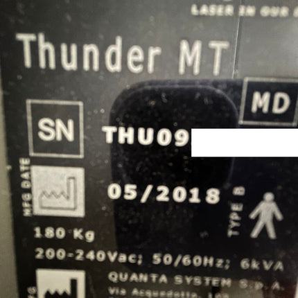 2018 Quanta Thunder MT /w chiller for Sale