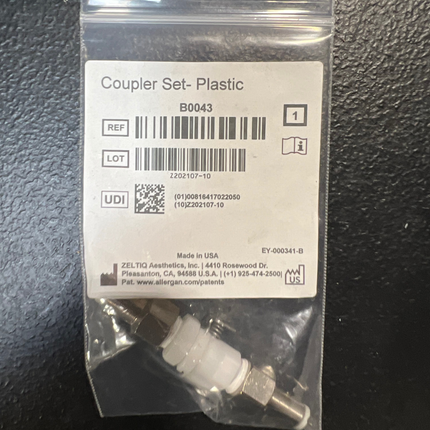 Diamondglow/Dermalinfusion Coupler Set Quick Disconnect for sale - Offer Aesthetic