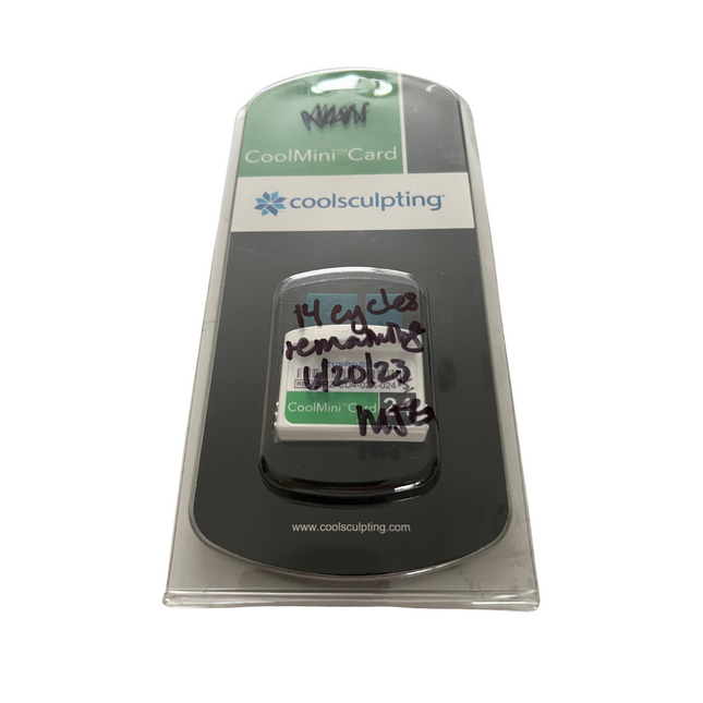 Allergan/Zeltiq CoolMini Card with 14 Cycles for Sale - Offer Aesthetic